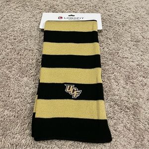 Logofit UCF Knights Striped Scarf Black and gold New With Tag
